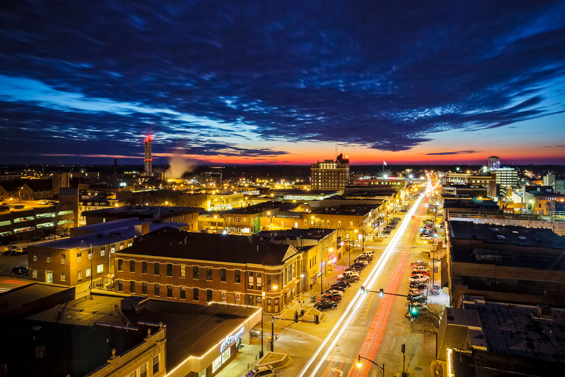 View of Columbia, Missouri