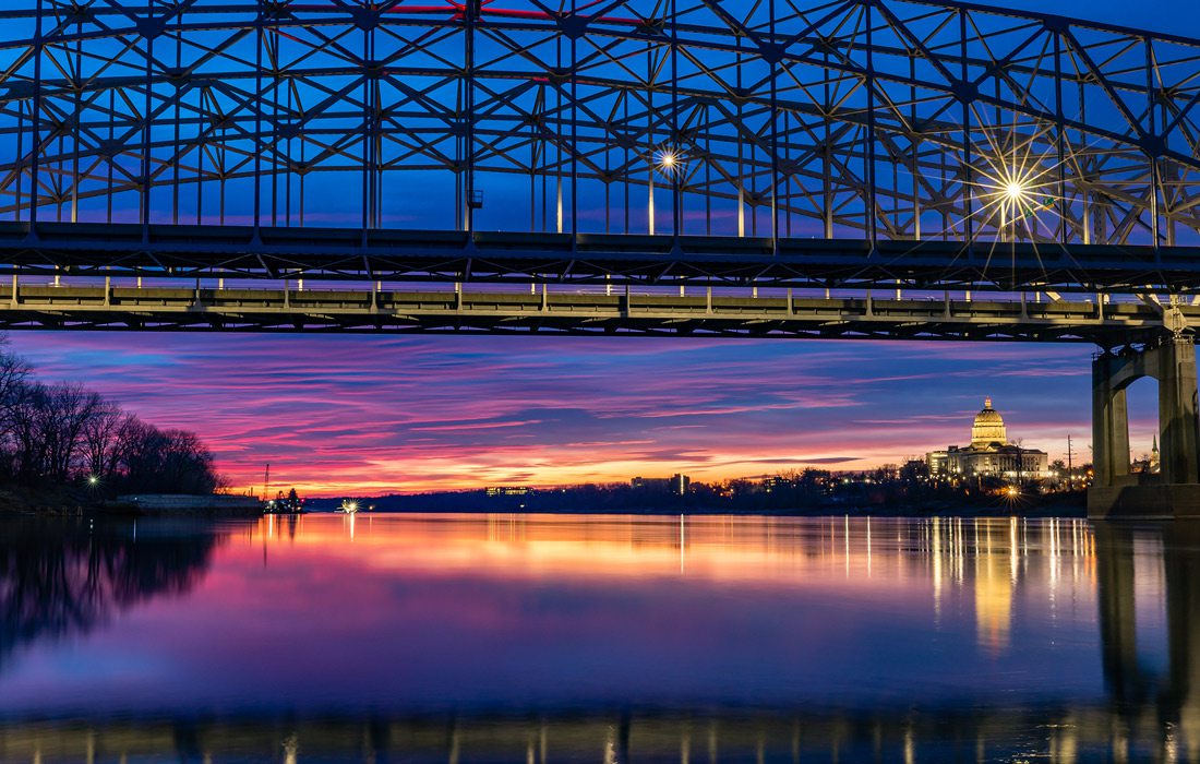 View of Jefferson City, Missouri